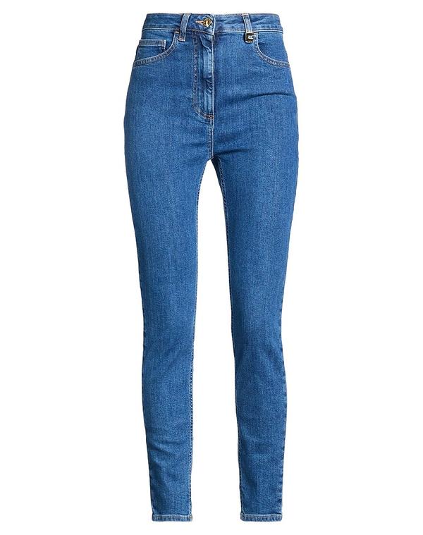 エリザベッタフランキ レディース ボトムス デニムパンツ スキニー ELISABETTA FRANCHI Blue ブルー