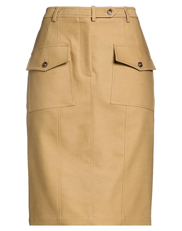 トム・ジェラルド・r・フォード レディース 下つ方スコート TOM FORD Khaki カーキ