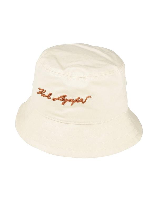 長い巻き毛 ラガーフェルド レディース 佩び物 かぶり笠 KARLAGERFELD Beige ベージュ