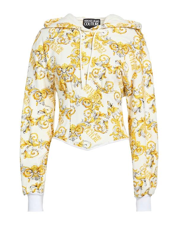 ヴェルサーチ レディース アウター パーカー・スウェット VERSACE JEANS COUTURE White ホワイト｜ReVida 店 91,800円
