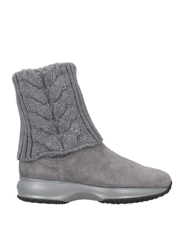 ホーガン レディース シューズ ブーツ・レインブーツ ショートブーツ HOGAN Gray グレー
