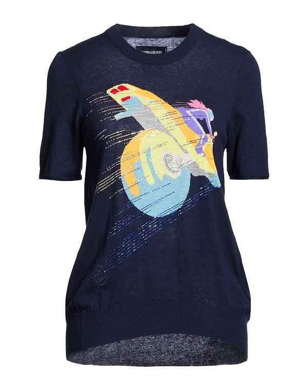 ザディグ エ ヴォルテール レディース トップス シャツ プルオーバー ZADIG\u0026VOLTAIRE Midnight Blue ブルー