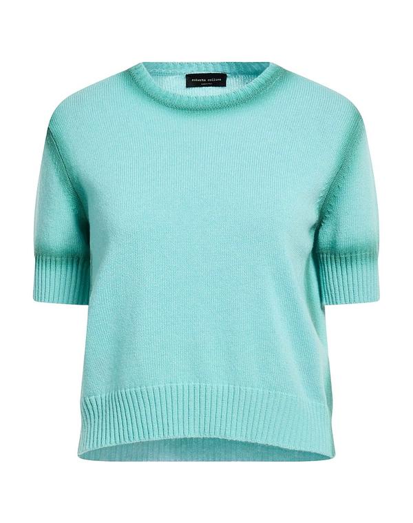 ロベルトコリーナ レディース トップス シャツ プルオーバー ROBERTO COLLINA Turquoise Blue ブルー