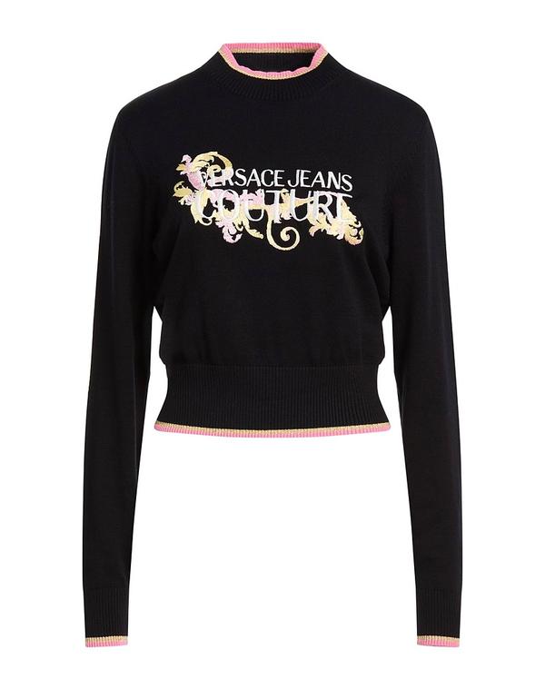 ヴェルサーチ レディース トップス シャツ プルオーバー VERSACE JEANS COUTURE Black ブラック
