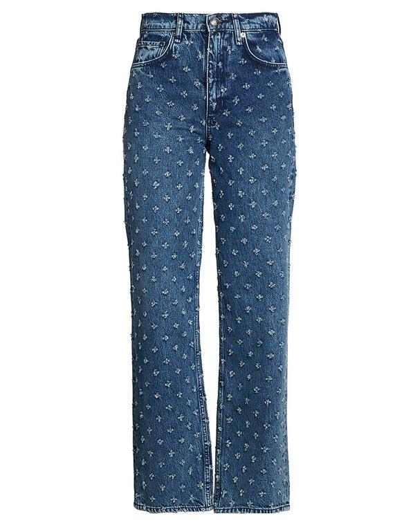 ラグアンドボーン レディース ボトムス デニムパンツ ストレートレッグ RAG \u0026 BONE Blue ブルー