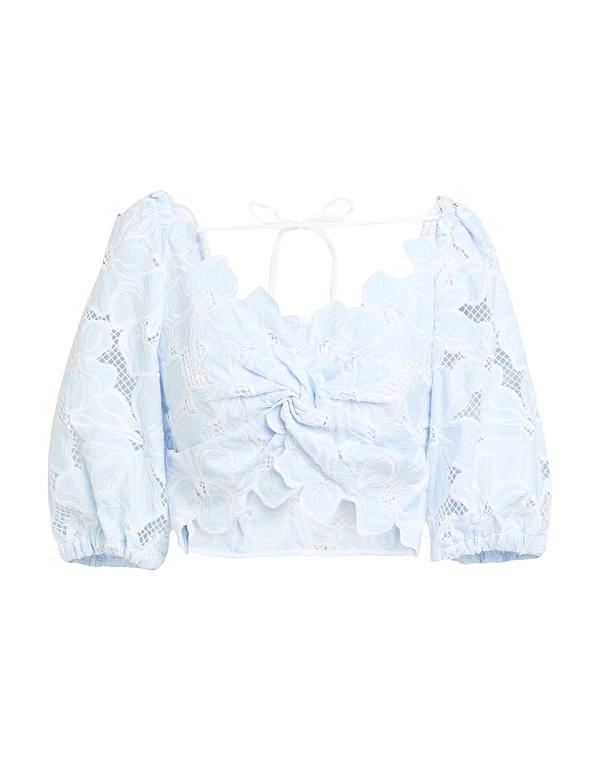 【送料無料】 サンドロ レディース シャツ トップス トップス Light Blue