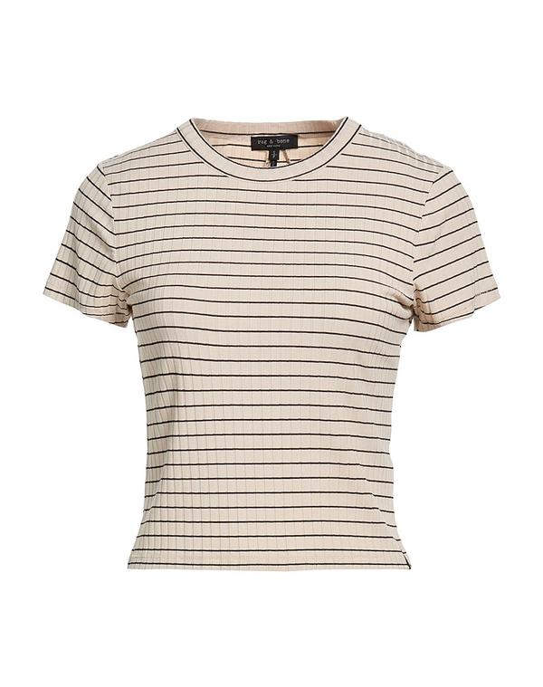ラグアンドボーン レディース トップス ティーシャツ RAG \u0026 BONE Beige ベージュ トップス-Tシャツ・カットソー-レディースファッション