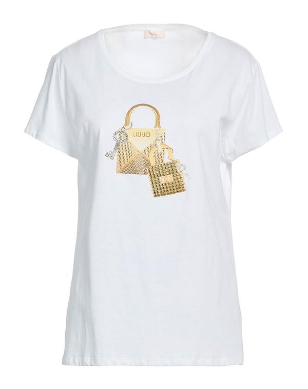 【送料無料】 リュージョー レディース Tシャツ トップス Ｔシャツ White
