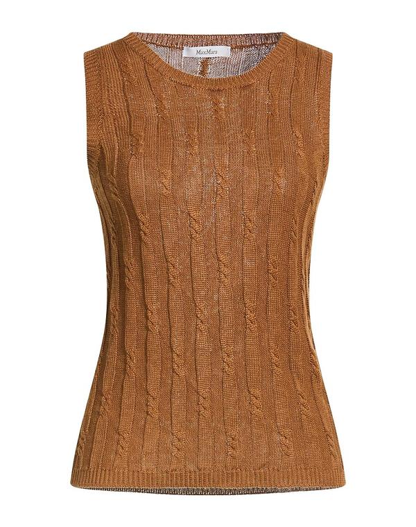 マックスマーラ レディース トップス シャツ ニットベスト MAX MARA Light Brown ブラウン