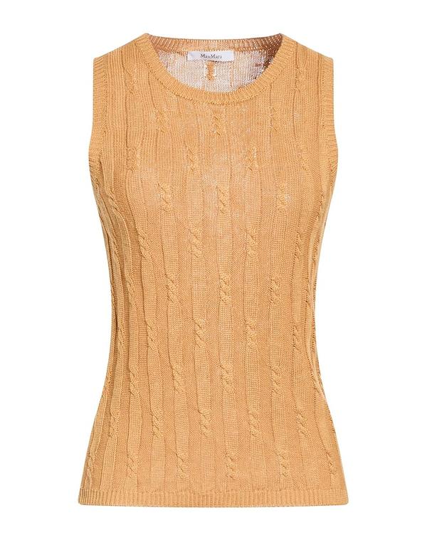 マックスマーラ レディース トップス シャツ ニットベスト MAX MARA Camel キャメル
