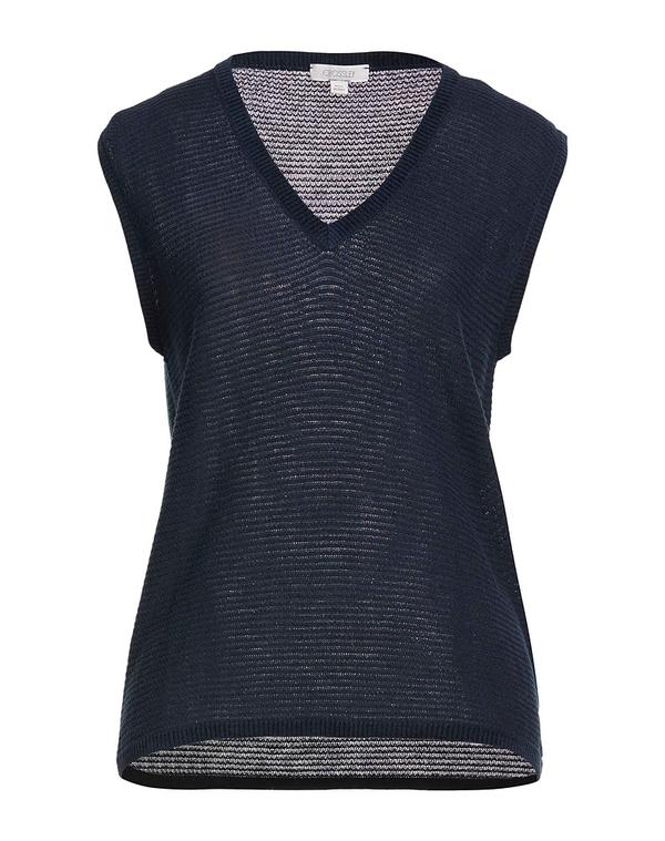 ドンダップ レディース トップス シャツ ニットベスト DONDUP Midnight Blue ブルー