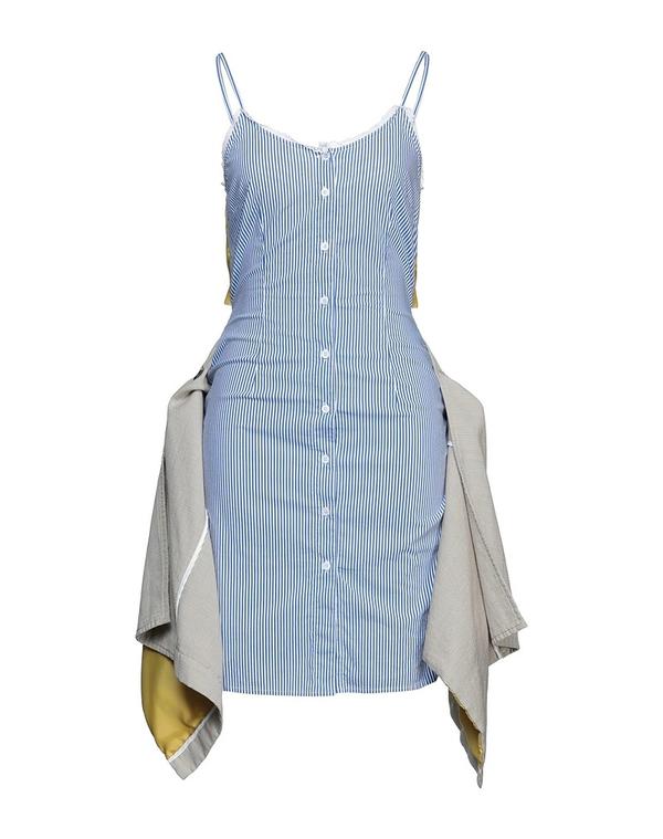 モスキーノ レディース トップス 衣裳 熱電子管御召しもの MOSCHINO Blue 青碧