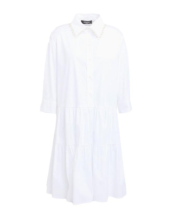 ファビアナ フィリッピ レディース トップス 衣裳 FABIANA FILIPPI White 白いこと ワンピース-レディースファッション