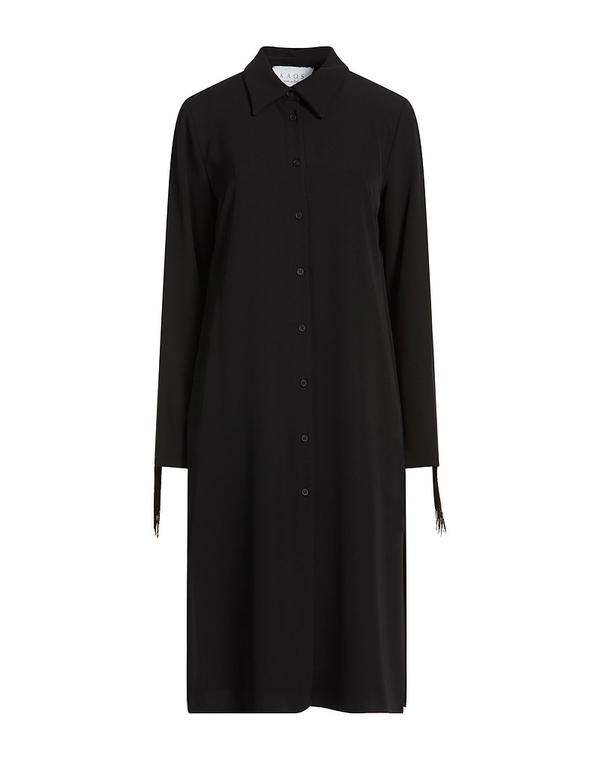 【送料無料】 カオス レディース ワンピース トップス ひざ丈ワンピース Black