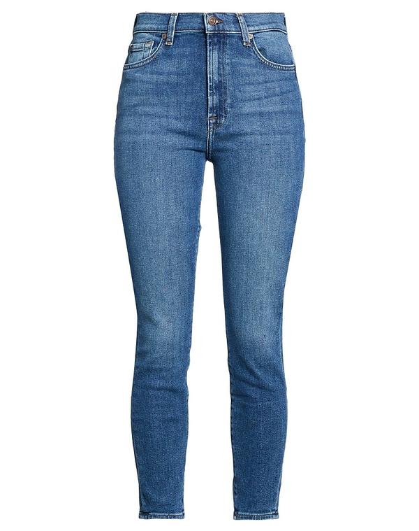 セブンフォーオールマンカインド レディース ボトムス ジーンズズボン下 デニム 7 FOR ALL MANKIND Blue 青み