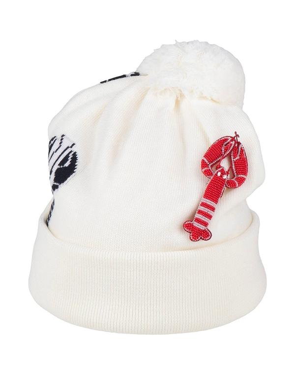 トム赤銅色 レディース 添え物 かぶり笠 THOM BROWNE Ivory 象牙色