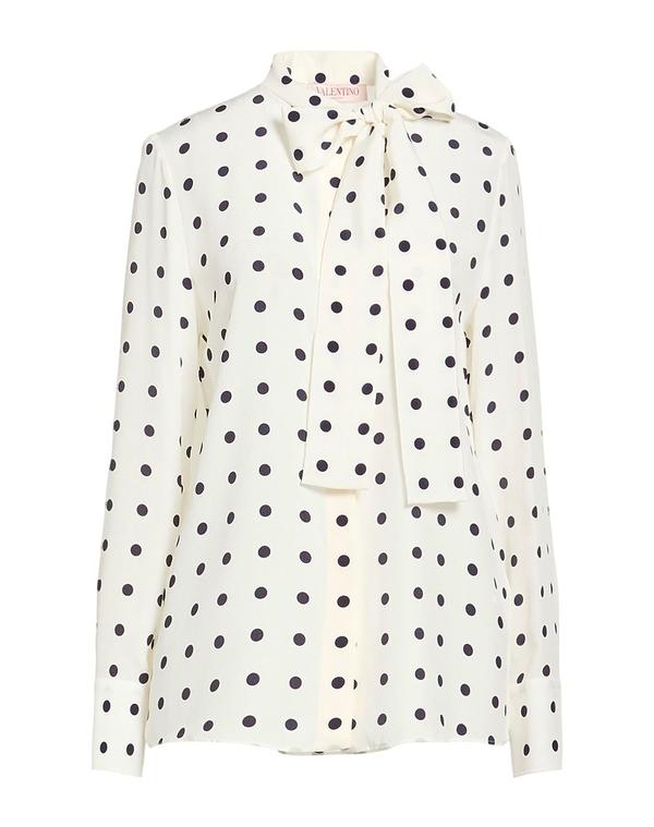ヴァレンティノ レディース トップス ティーシャツ VALENTINO GARAVANI \u0026 Off White 象牙色
