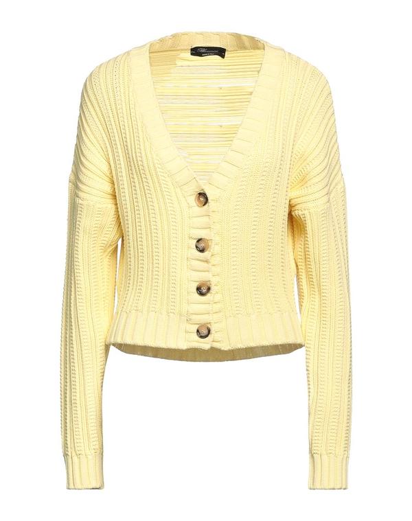 ブルマリン レディース アウター ジレー BLUMARINE Pastel Yellow 黄色