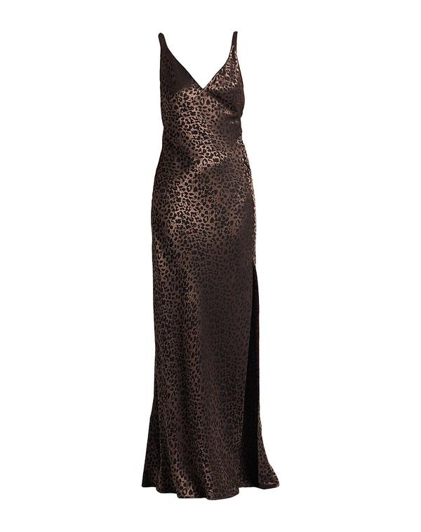 マックイーン レディース トップス ワンピースリップドレス MCQUEEN Dark Brown 赤銅色