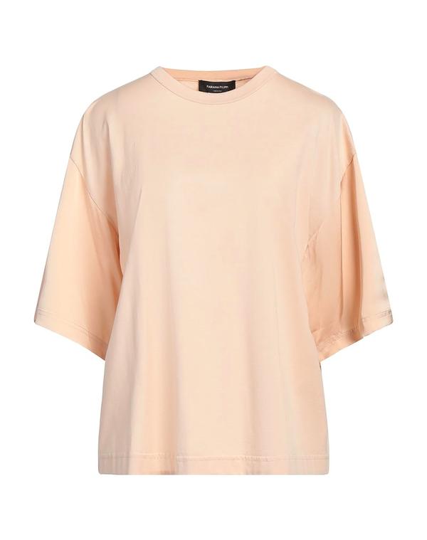ファビアナ フィリッピ レディース トップス Tシャツ FABIANA FILIPPI Apricot アプリコット｜ReVida 店