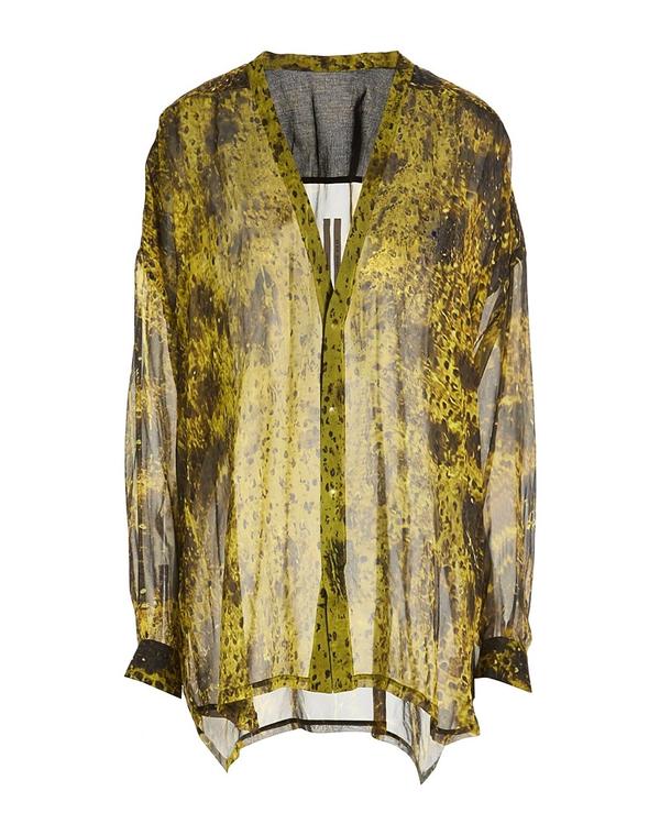 リックオウエンス レディース トップス ティーシャツ RICK OWENS \u0026 Lime Green 菩提樹 シャツ・ブラウス-レディースファッション