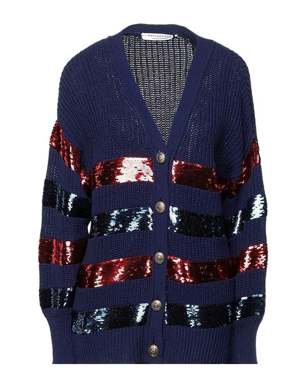 フィロソフィーデロレンゾセラフィーニ レディース アウター ジレー PHILOSOPHY di LORENZO SERAFINI Midnight Blue 青色