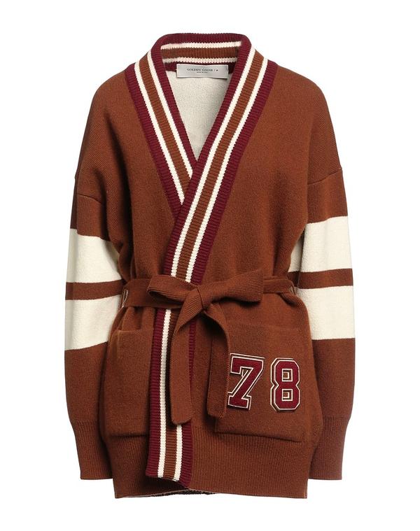 ゴールデングース レディース アウター ジレー GOLDEN GOOSE Brown 赤銅色