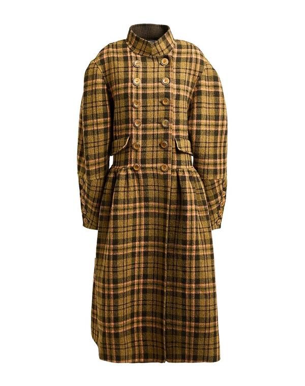 ウラ・ジョンソン レディース アウター 厚地の外套 ULLA JOHNSON 厚地の外套 Military Green 緑であること