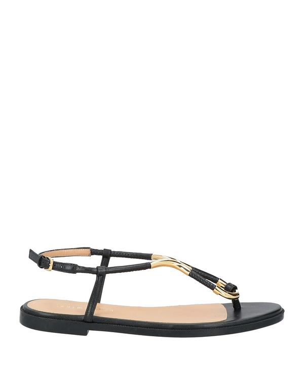 セルジオロッシ レディース シューズ トングサンダル SERGIO ROSSI ソング・サンダル Black ブラック｜ReVida 店