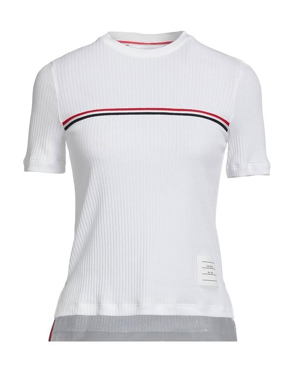トム赤銅色 レディース トップス プルオーバー THOM BROWNE White 白いこと