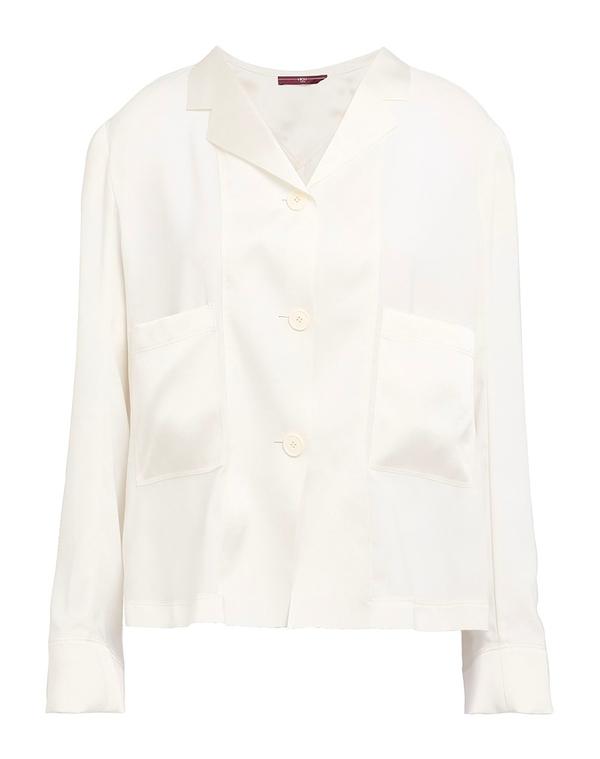【送料無料】 ハイ レディース シャツ トップス 無地シャツ＆ブラウス Off White