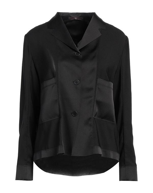 【送料無料】 ハイ レディース シャツ トップス 無地シャツ＆ブラウス Black