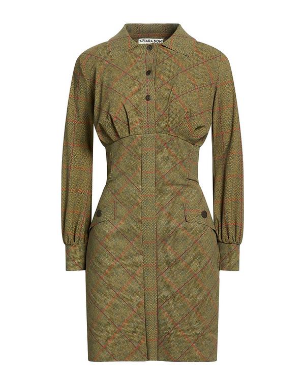 チアラ ボニ プティ 衣裳 レディース トップス 衣裳 CHIARA BONI 天使の都市 PETITE ROBE Military Green 緑であること