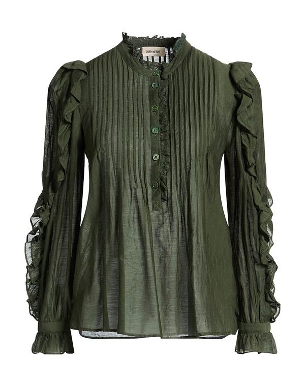 【送料無料】 ザディグ エ ヴォルテール レディース シャツ トップス トップス Military Green