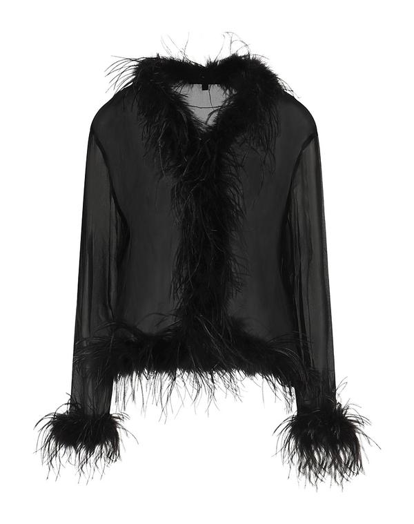 【送料無料】 マージュ レディース シャツ トップス シャツ Black