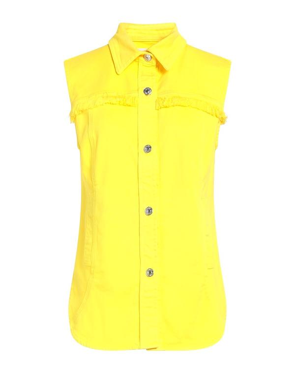 【送料無料】 グリフォーニ レディース シャツ トップス デニムシャツ Yellow