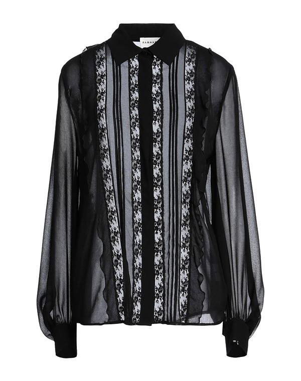 【送料無料】 パロッシュ レディース シャツ トップス 無地シャツ&ブラウス Black