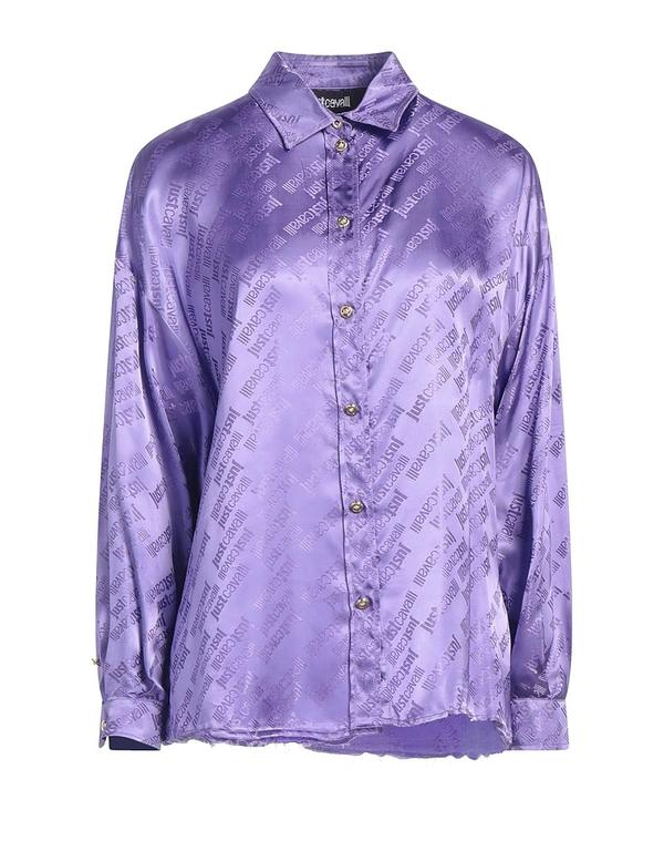 【送料無料】 ジャストカバリ レディース シャツ トップス 柄入りシャツ＆ブラウス Purple