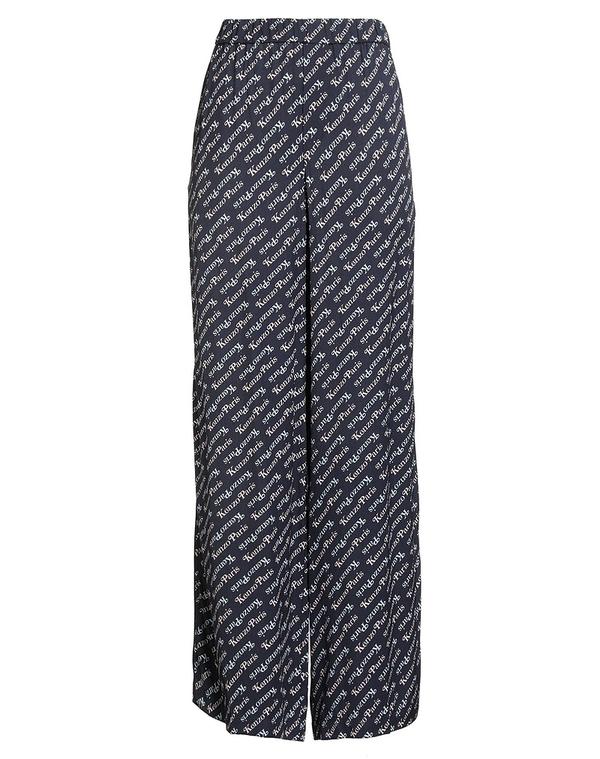 ケンゾー レディース ボトムス カジュアルパンツ KENZO Navy ネイビー｜ReVida 店