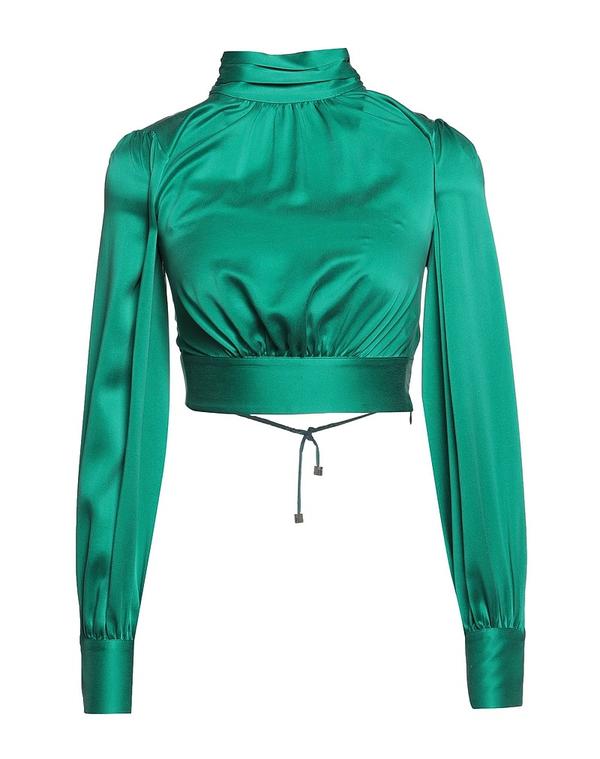 【送料無料】 エリザベッタフランキ レディース シャツ トップス シルクトップス Emerald