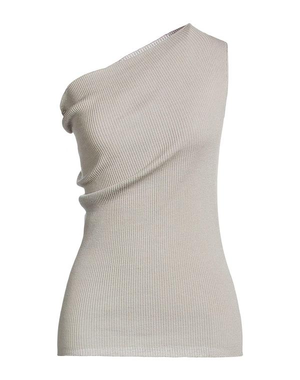 【送料無料】 リックオウエンス レディース シャツ トップス トップス ワンショルダー Light Gray