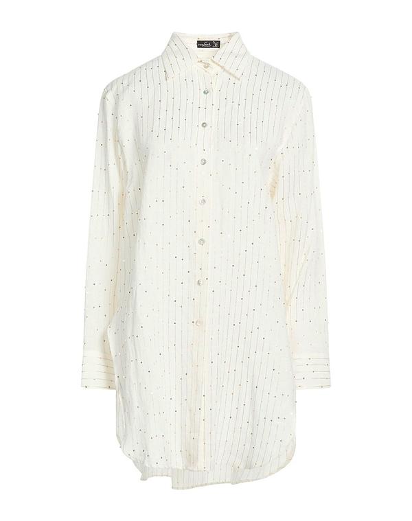 【送料無料】 バンラック レディース シャツ トップス リネンシャツ Ivory