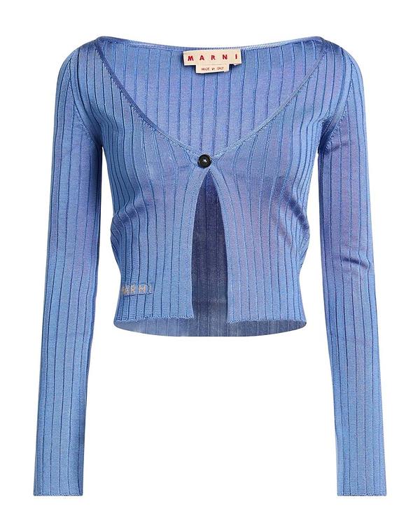 マルニ レディース アウター ジレー MARNI Light Blue 青碧