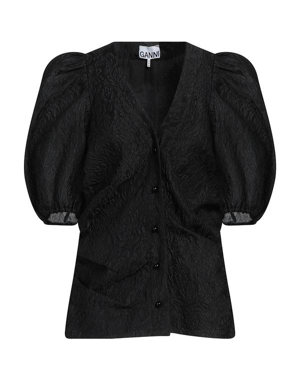 ガニー レディース トップス プルオーバー GANNI \u0026 Black 黒いこと
