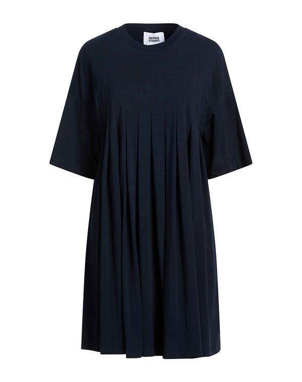 アルファス テューディオ レディース トップス ワンピース プリーツドレス ALPHA STUDIO Midnight Blue ブルー|ReVida 店