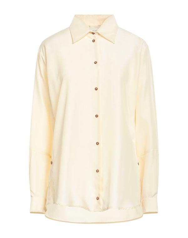 【送料無料】 アリジ レディース シャツ トップス 無地シャツ＆ブラウス Ivory