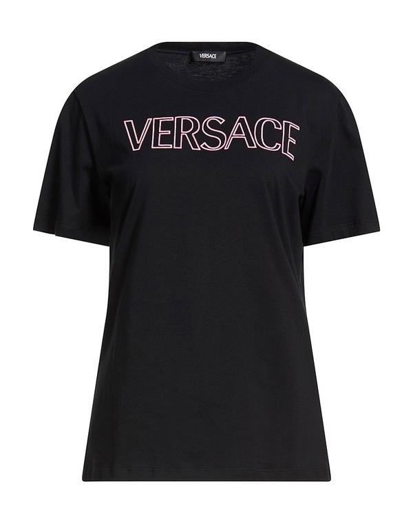 ヴェルサーチ レディース トップス Tシャツ VERSACE Black ブラック｜ReVida 店