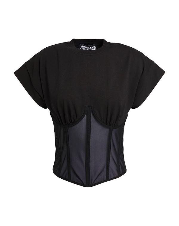 【送料無料】 ヴェルサーチ レディース シャツ トップス トップス Black