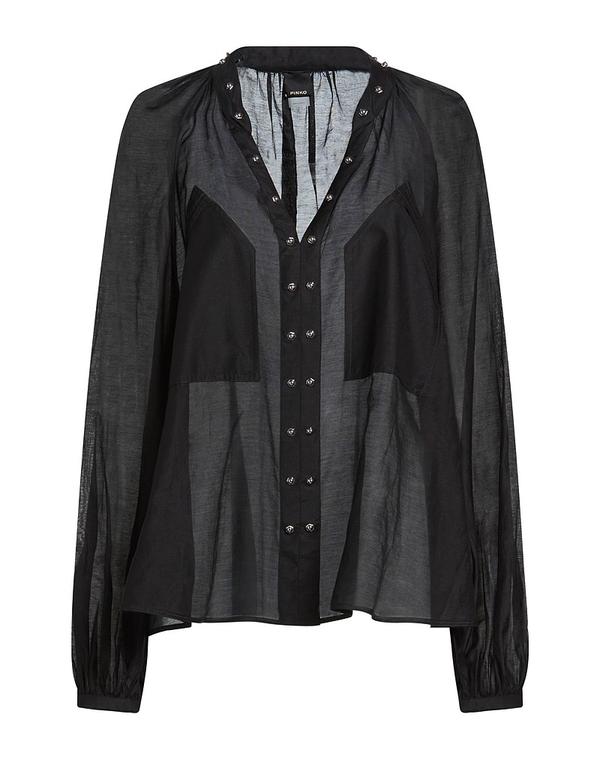 【送料無料】 ピンコ レディース シャツ トップス トップス Black