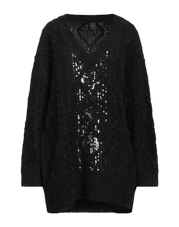 【送料無料】 ピンコ レディース ワンピース トップス ミニワンピース・ドレス Black